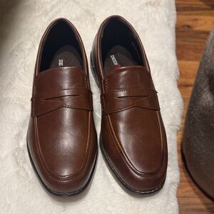 Deer Stags Rich Brown Slip-On Loafers